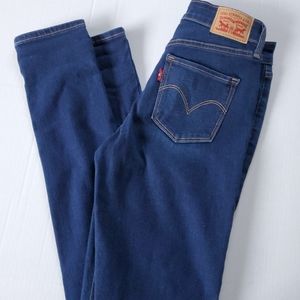levis high rise skinny jeans size 26